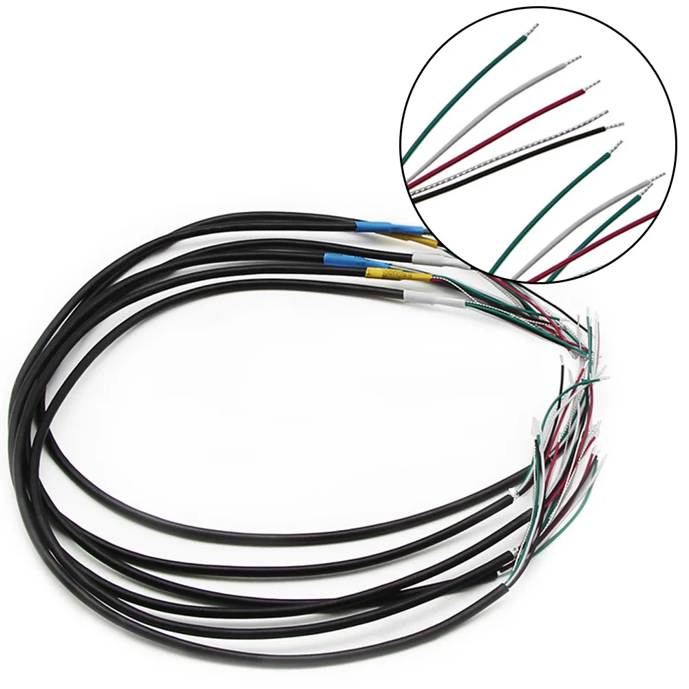 6 Pcs Guitar Pickup Cable 34.2cm Shielded 4 Conductor Ground Circuit Hookup Wire 28 AWG Guitar Parts Accessories
6 Pcs Guitar Pickup Cable 34.2cm Shielded 4 Conductor Ground Circuit Hookup Wire 28 AWG Guitar Parts Accessories