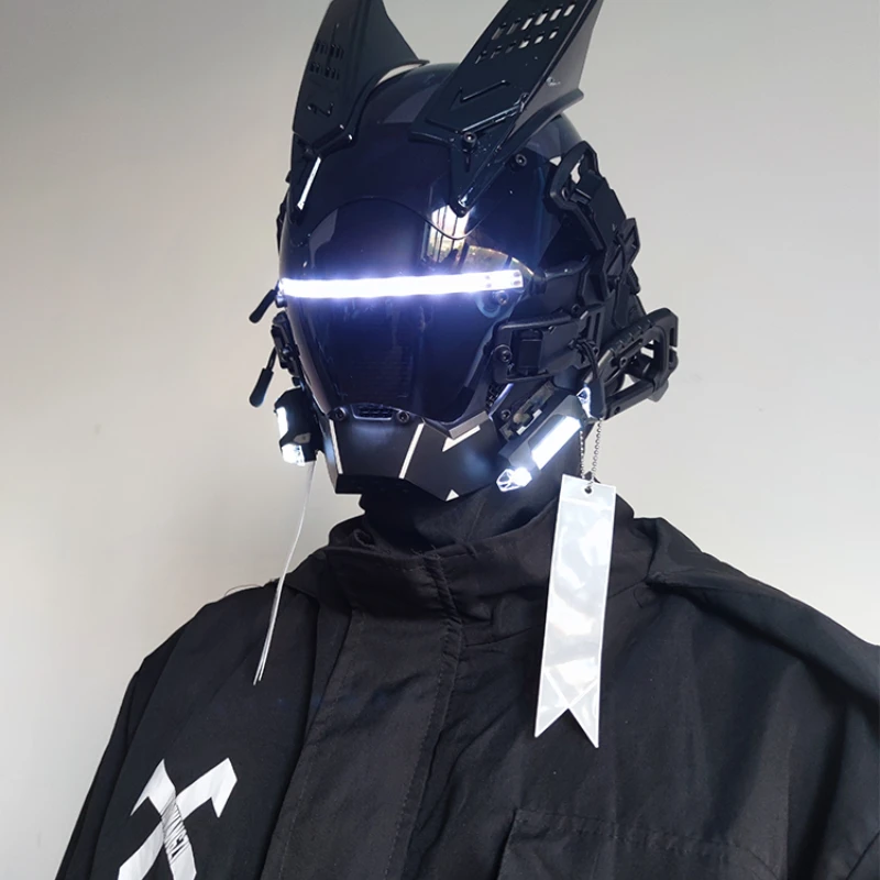 Cyberpunk Mask round Lamp Wing Braid Triangle Light Music Festival Led Luminous Technology Sense
Cyberpunk Mask round Lamp Wing Braid Triangle Light Music Festival Led Luminous Technology Sense