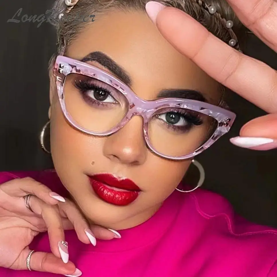 Cat Eye Anti Blue Light Glasses Women Brand Quality Trend Clear Modeling Anti Glare Glasses Eye Protection Ladies Optical Frame
Cat Eye Anti Blue Light Glasses Women Brand Quality Trend Clear Modeling Anti Glare Glasses Eye Protection Ladies Optical Frame