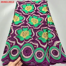 Nigerian African High Quality Rotten fancy Lace Shining Abrasion-Resistant Fabric For Sewing Clothes XKNE13013
Nigerian African High Quality Rotten fancy Lace Shining Abrasion-Resistant Fabric For Sewing Clothes XKNE13013