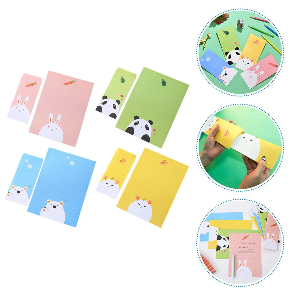 4 Sets Letter Paper Envelop Kit Stationery Papers Set Paper Envelop Kit Fresh Envelop and Writing Paper
4 Sets Letter Paper Envelop Kit Stationery Papers Set Paper Envelop Kit Fresh Envelop and Writing Paper