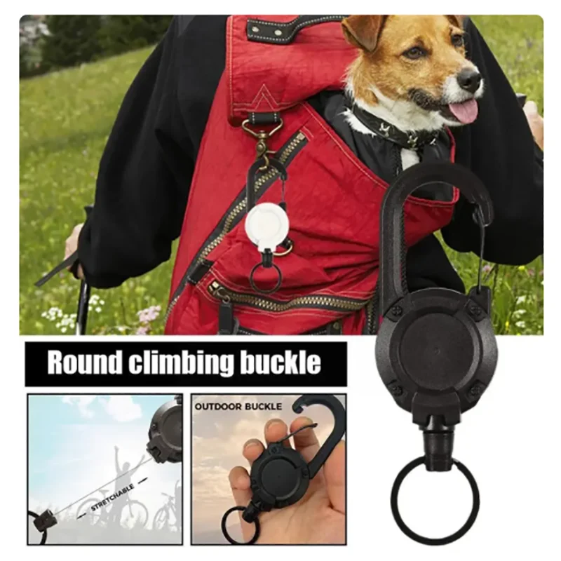 Outdoor knapsack Retractable Luya Keychain Hook Tool Rope Tactical Automatic Retractable Anti-theft Wire Keychain Telescopic New
Outdoor knapsack Retractable Luya Keychain Hook Tool Rope Tactical Automatic Retractable Anti-theft Wire Keychain Telescopic New