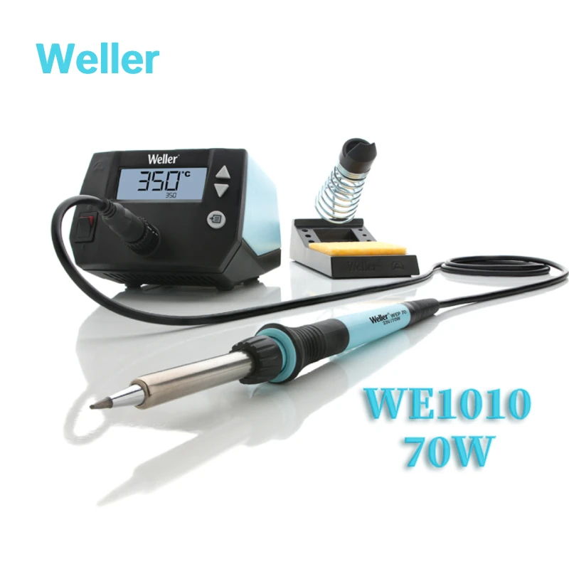 Оригинальная паяльная станция Weller WE1010, 1-канальная паяльная станция с регулируемой температурой, ручка WEP70, ремонт, сварочный аппарат без свинца
Оригинальная паяльная станция Weller WE1010, 1-канальная паяльная станция с регулируемой температурой, ручка WEP70, ремонт, сварочный аппарат без свинца