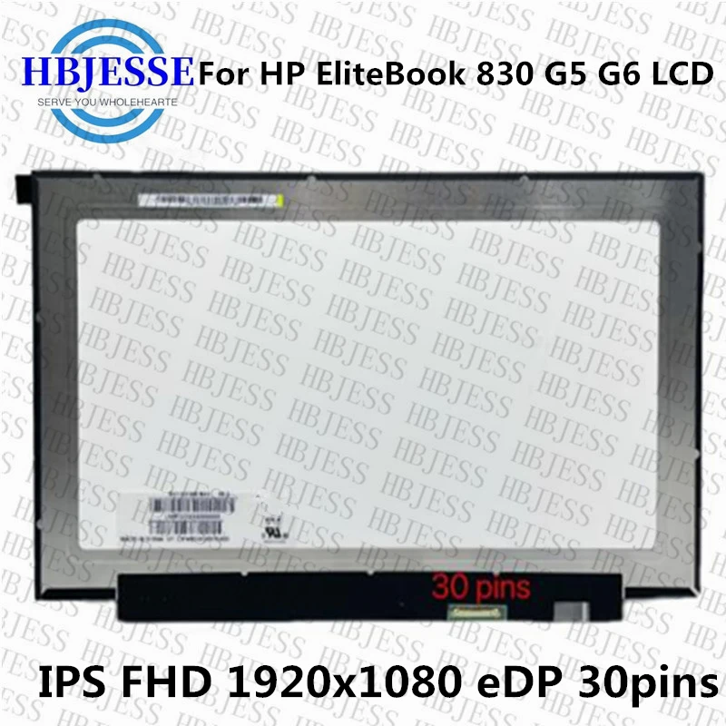 Для HP EliteBook 830 G5 G6 FHD 1920x108 0 Дисплей 30 контактов eDP 13.3 IPS ЖК-экран для ноутбука
Для HP EliteBook 830 G5 G6 FHD 1920x108 0 Дисплей 30 контактов eDP 13.3 IPS ЖК-экран для ноутбука