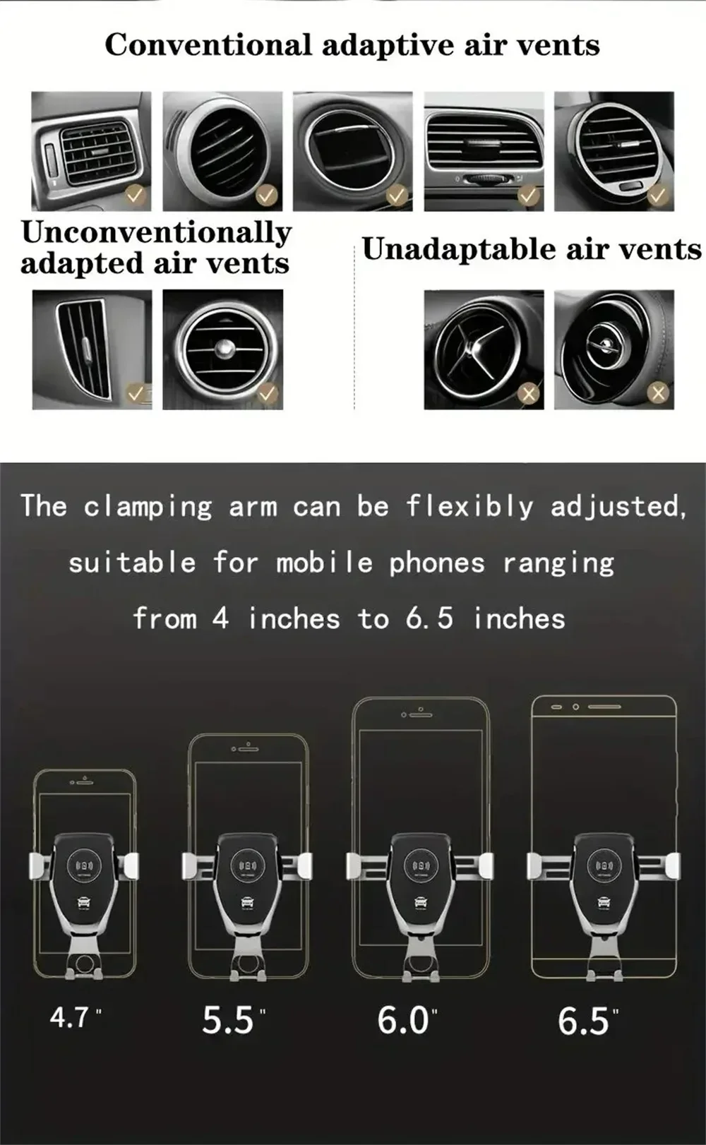 30W Wireless Charging Phone Car Holder in Car Adapter For iPhone 15 14 13 Pro Max Samsung Xiaomi Wireless Chargers Phone Stand 30W Wireless Charging Phone Car Holder in Car Adapter For iPhone 15 14 13 Pro Max Samsung Xiaomi Wireless Chargers Phone Stand