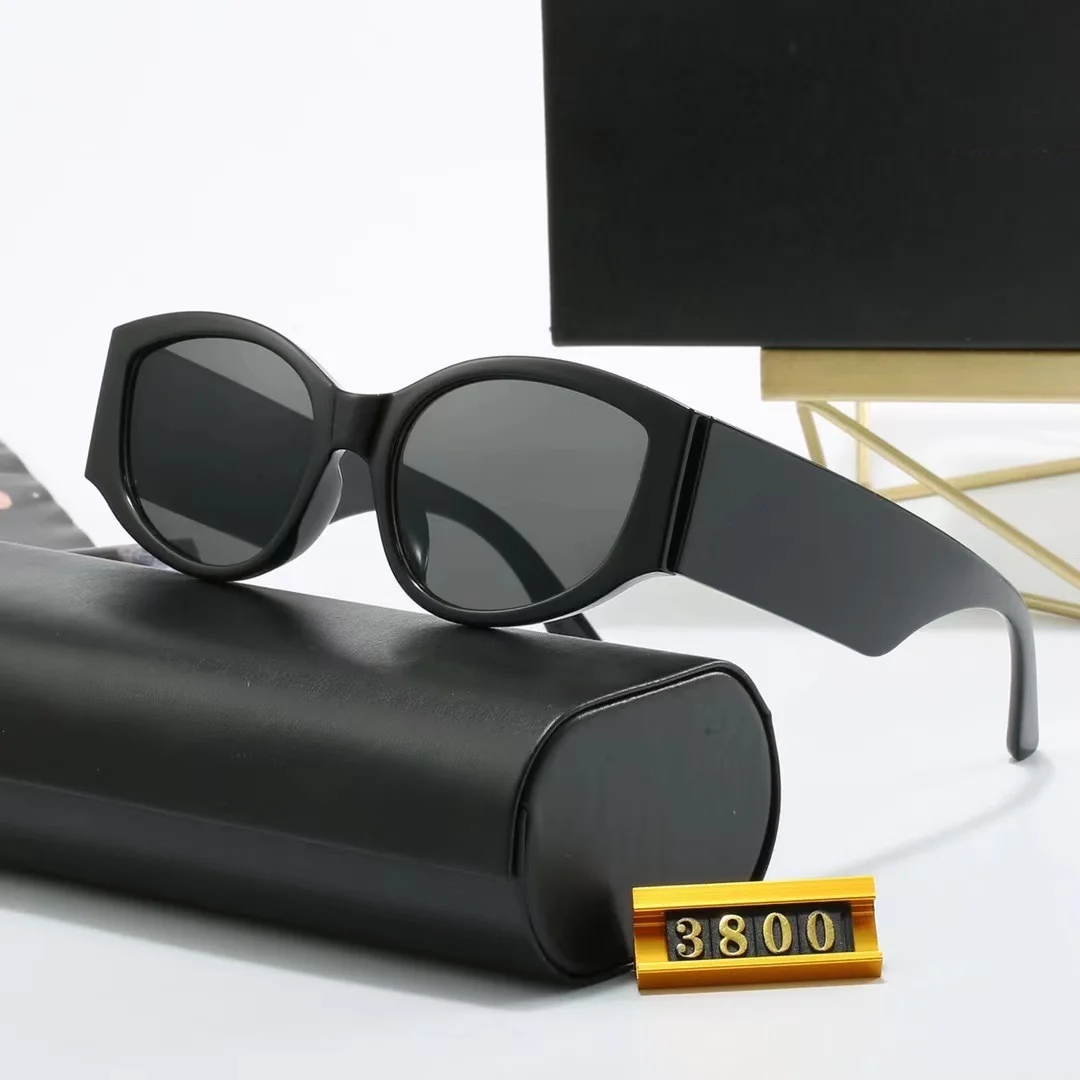 

Очки солнцезащитные круглые для мужчин и женщин, роскошные брендовые дизайнерские овальные солнечные очки с широкими дужками, с защитой от ультрафиолета, для улицы, 2024