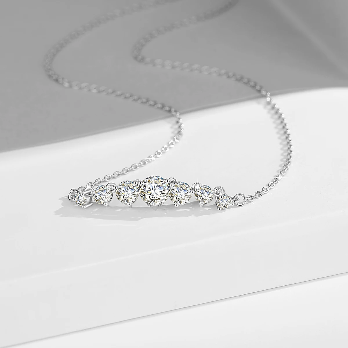 Smiles 7 Stones 2.8ct Moissanite Diamond Women's 925 Sterling Silver Necklaces Luxury Sparkling Fine Jewelry GRA Certificate 6 Mallzona S808faacb6d724dacae3ff173b638fbd1e Smiles 7 Stones 2.8ct Moissanite Diamond Women's 925 Sterling Silver Necklaces Luxury Sparkling Fine Jewelry GRA Certificate Mallzona