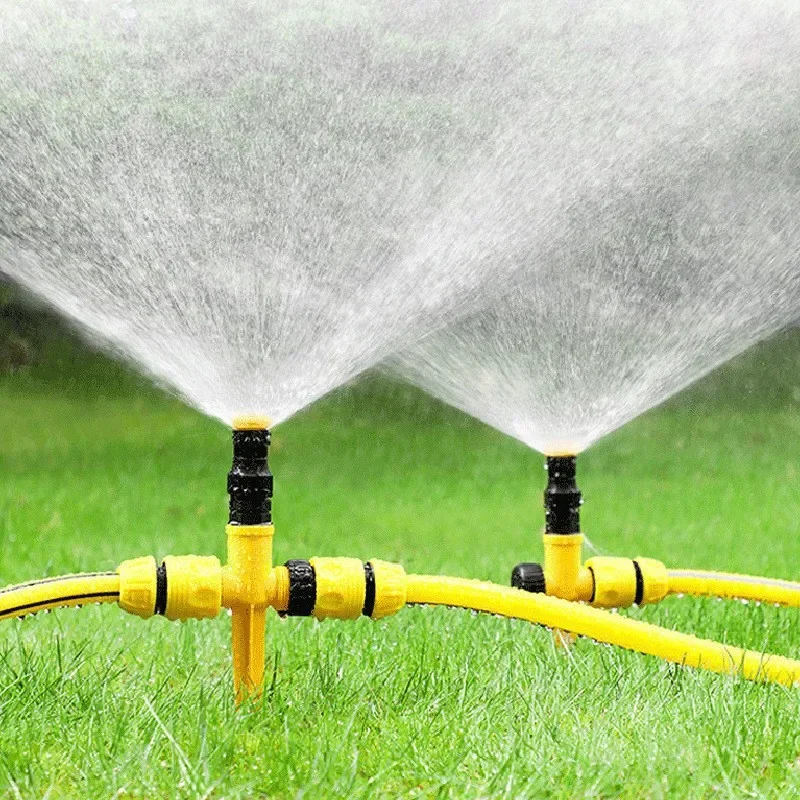 

60°/360° Garden Sprinkler Rotation Irrigation Watering System Automatic Agriculture Lawn Farm Greenhouse Spray Nozzle Tool