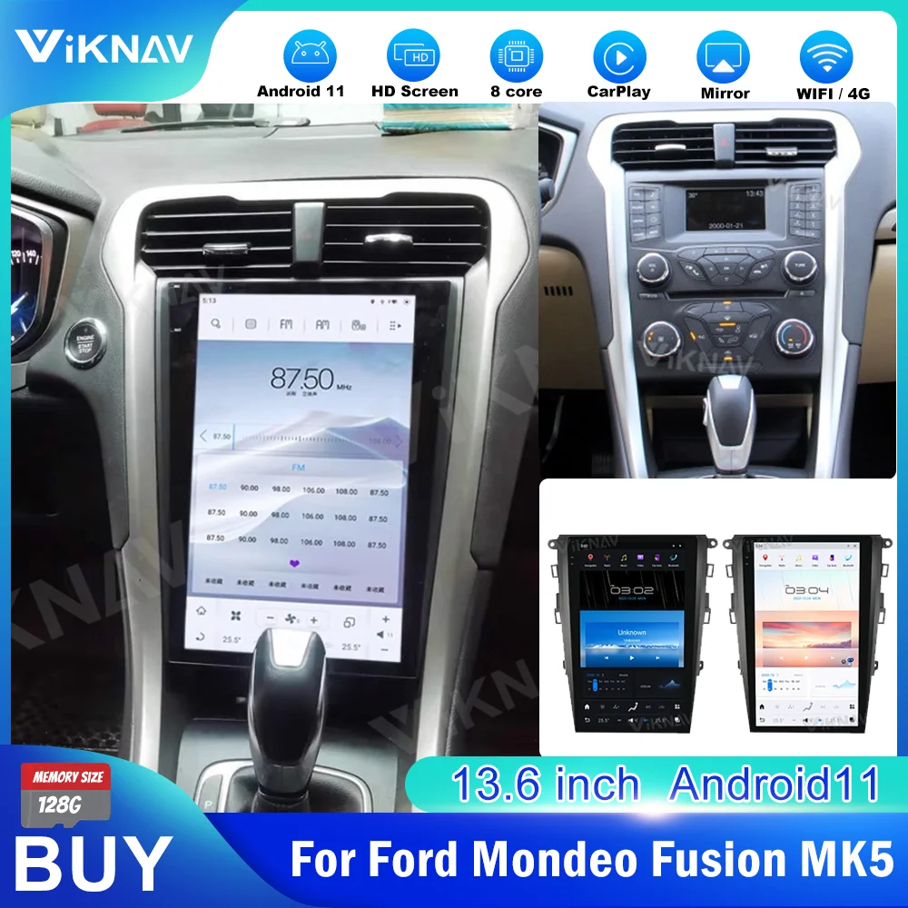 13.6inch Tesla Screen Car Radio For Ford Mondeo 2013-2021 Android 12 GPS Autoradio Multimedia Video Player
13.6inch Tesla Screen Car Radio For Ford Mondeo 2013-2021 Android 12 GPS Autoradio Multimedia Video Player