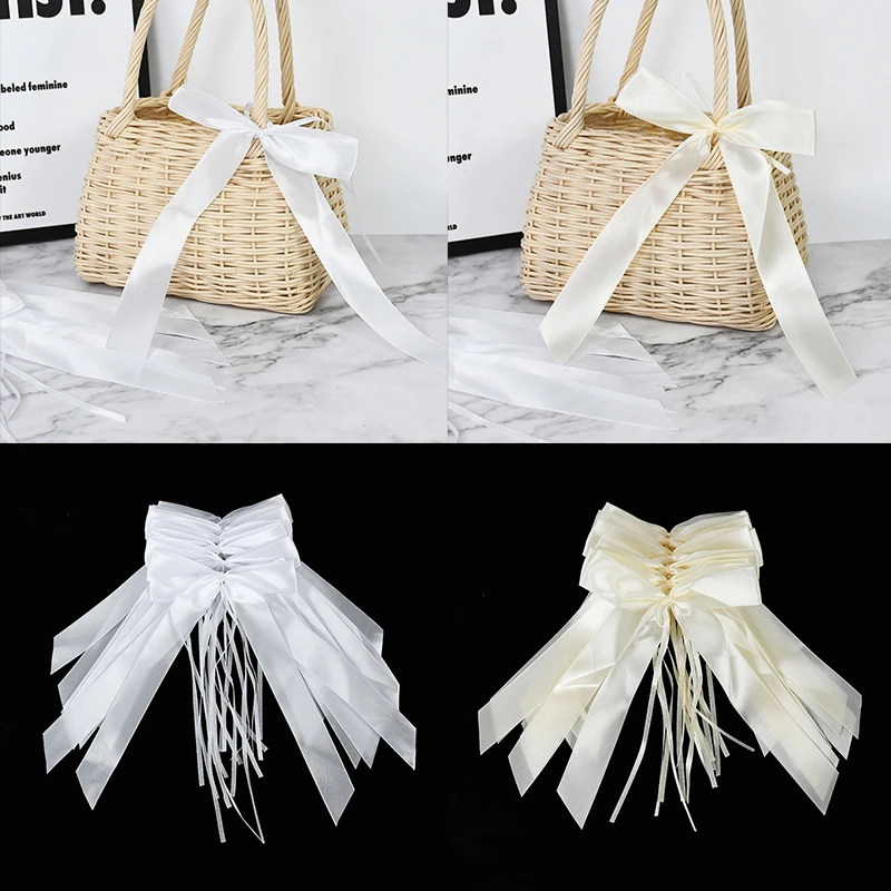 50pcs Ribbon Bow Delicate Romantic Wedding Scene Decoration Bowknots Wedding Car Decor Gift Wrap Ribbon Bows Party Home Supplies
50pcs Ribbon Bow Delicate Romantic Wedding Scene Decoration Bowknots Wedding Car Decor Gift Wrap Ribbon Bows Party Home Supplies