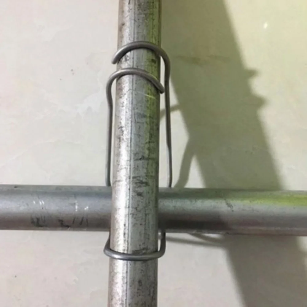 Spring Steel Wire Buckle Steel Supplies 10PCS For flower support Greenhouse Pressure Silver Durable High Quality
Spring Steel Wire Buckle Steel Supplies 10PCS For flower support Greenhouse Pressure Silver Durable High Quality