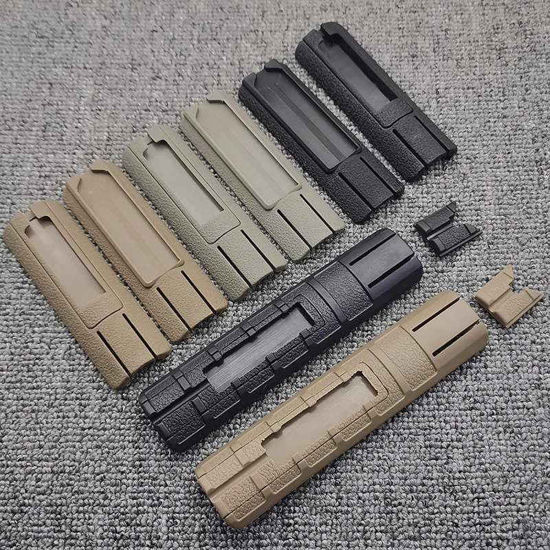 

Toy Model PEQ 20mm Picatinny Rail Cover M4 Airsoft Rifle 4.125" Pocket Panel Remote Switch Rail Pads Set CS Wargame Accessories