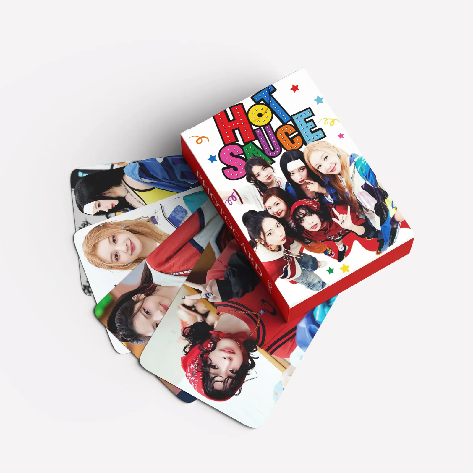 55pcs Set Kpop BABYMONSTER HOT SAUCE Lomo Cards Album HELLO MONSTIEZ