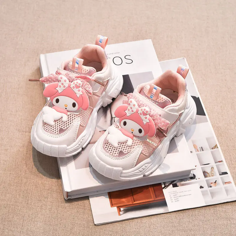 2024 Kuromi Girls Net Shoes Sanrio Kawaii Anime Tennis Summer Sweet Cute Cartoon Sports Shoes Soft Bottom Breathable Kid Gift
2024 Kuromi Girls Net Shoes Sanrio Kawaii Anime Tennis Summer Sweet Cute Cartoon Sports Shoes Soft Bottom Breathable Kid Gift