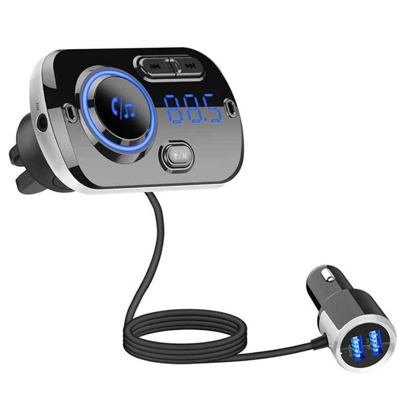 Автомобильный MP3 плеер Bluetooth 5,0 Автомобильный FM-передатчик AUX аудио беспроводной автомобильный комплект громкой связи QC3.0 USB зарядное устройство Поддержка TF-карты LED
Автомобильный MP3 плеер Bluetooth 5,0 Автомобильный FM-передатчик AUX аудио беспроводной автомобильный комплект громкой связи QC3.0 USB зарядное устройство Поддержка TF-карты LED