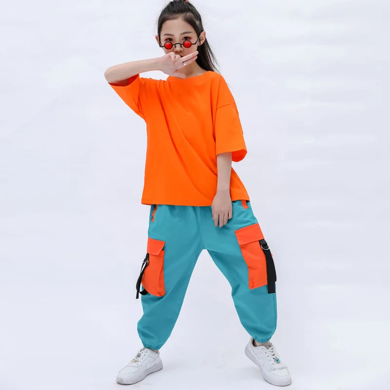 New Children's Short Sleeved Solid Color T-shirt Overalls Suit Hip Hop Girls Boys Clothing Spring/Summer Trend Jazz Costume
New Children's Short Sleeved Solid Color T-shirt Overalls Suit Hip Hop Girls Boys Clothing Spring/Summer Trend Jazz Costume