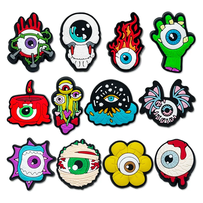 1Pcs Pins for Crocs Charms Shoes PVC Accessories Devil's Eye Jeans Women Sandals Buckle Kids Favors Men Badges Boy Girl Gift
1Pcs Pins for Crocs Charms Shoes PVC Accessories Devil's Eye Jeans Women Sandals Buckle Kids Favors Men Badges Boy Girl Gift