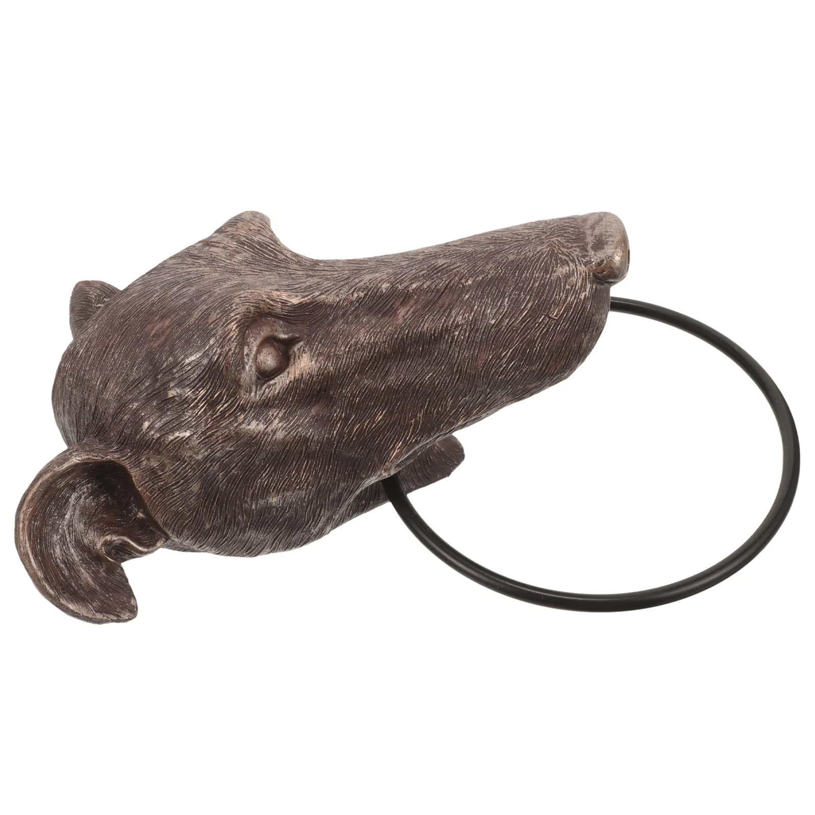 Imitation Dog Head Door Knocker Knockers for Front Home Security Hotel Exterior Decor
Imitation Dog Head Door Knocker Knockers for Front Home Security Hotel Exterior Decor