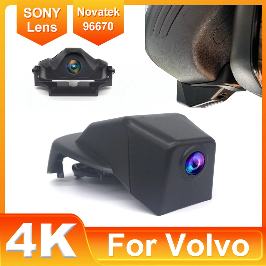 

Для Volvo S90 V90 XC60 2017 ~ 2021 передний и задний 4K видеорегистратор для автомобильной камеры видеорегистратор WIFI Автомобильный видеорегистратор записывающие устройства