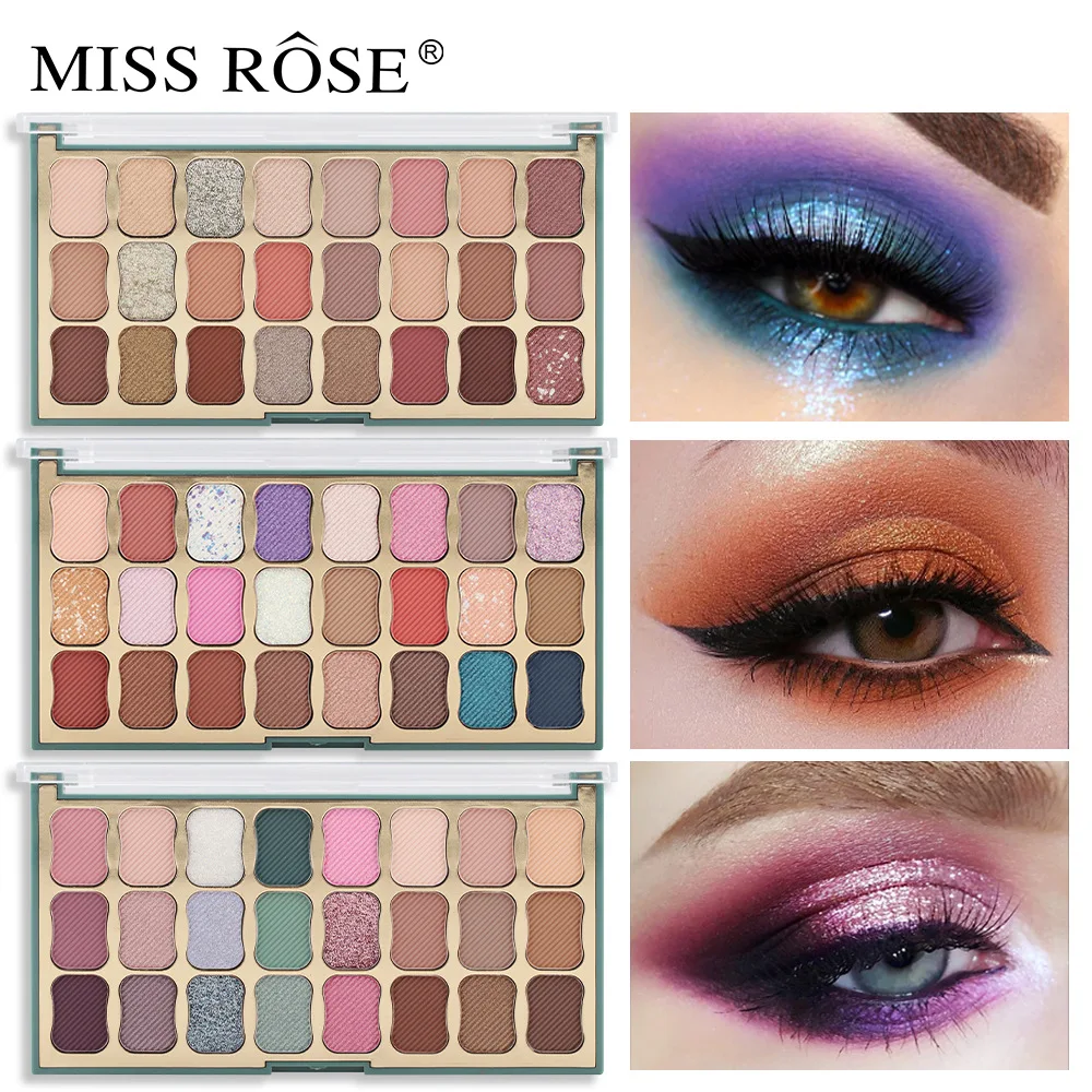 

24 Colors Nude Matte Palette Shimmer and Shine Eyeshadow Palette Matte Glitter Eyeshadow Palette Shiny Eye Shadow Eye Pigments