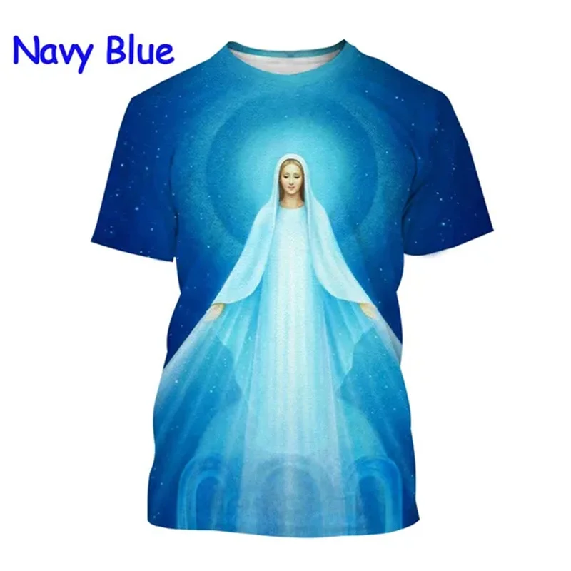 3D Blessed Virgin Mary Printed T Shirt For Women Unisex Streetwear Faith Style Short Sleeve Kid Cool Harajuku Tee Shirts Clothes
3D Blessed Virgin Mary Printed T Shirt For Women Unisex Streetwear Faith Style Short Sleeve Kid Cool Harajuku Tee Shirts Clothes