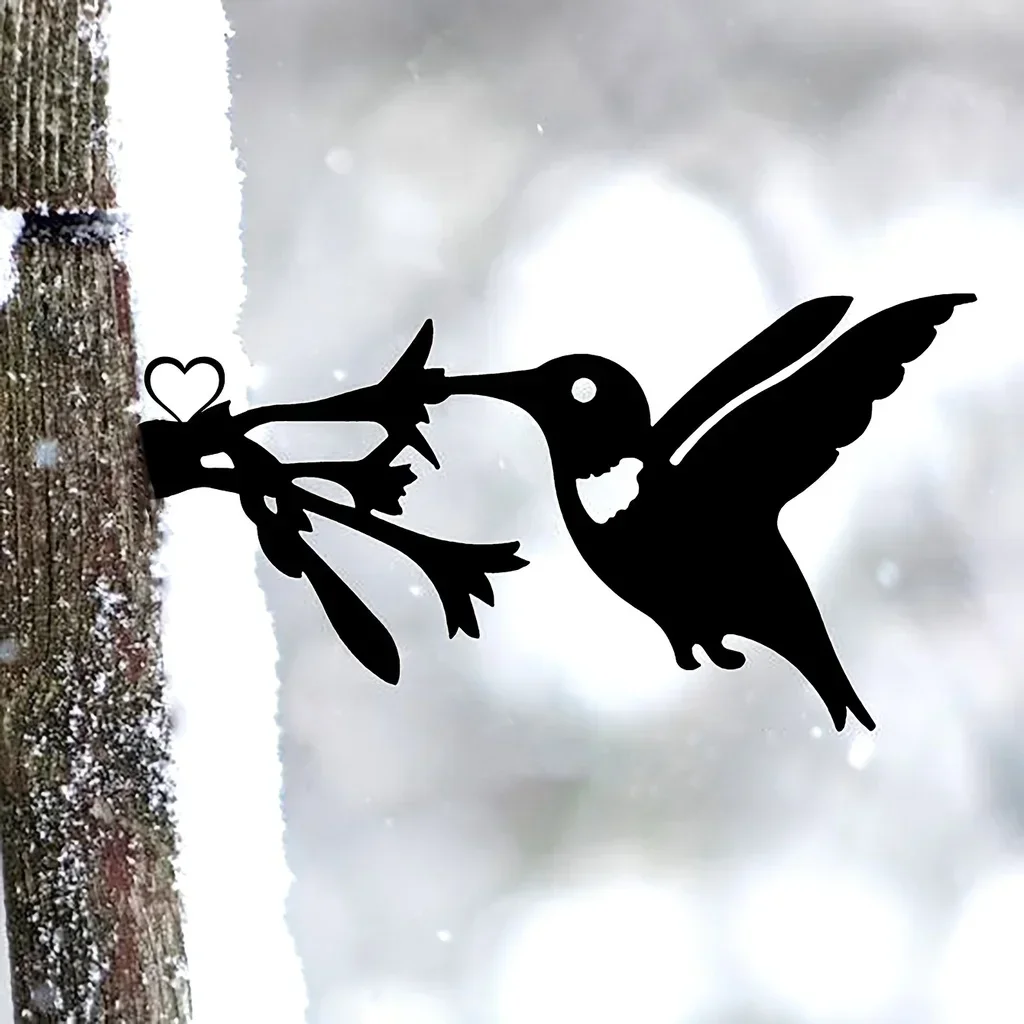 CIFBUY Decoration Iron Silhouette Picking Flowers Birds Tree Stem Stakes Fence Ornament Outdoor Garden with This Adorable Iron D
CIFBUY Decoration Iron Silhouette Picking Flowers Birds Tree Stem Stakes Fence Ornament Outdoor Garden with This Adorable Iron D