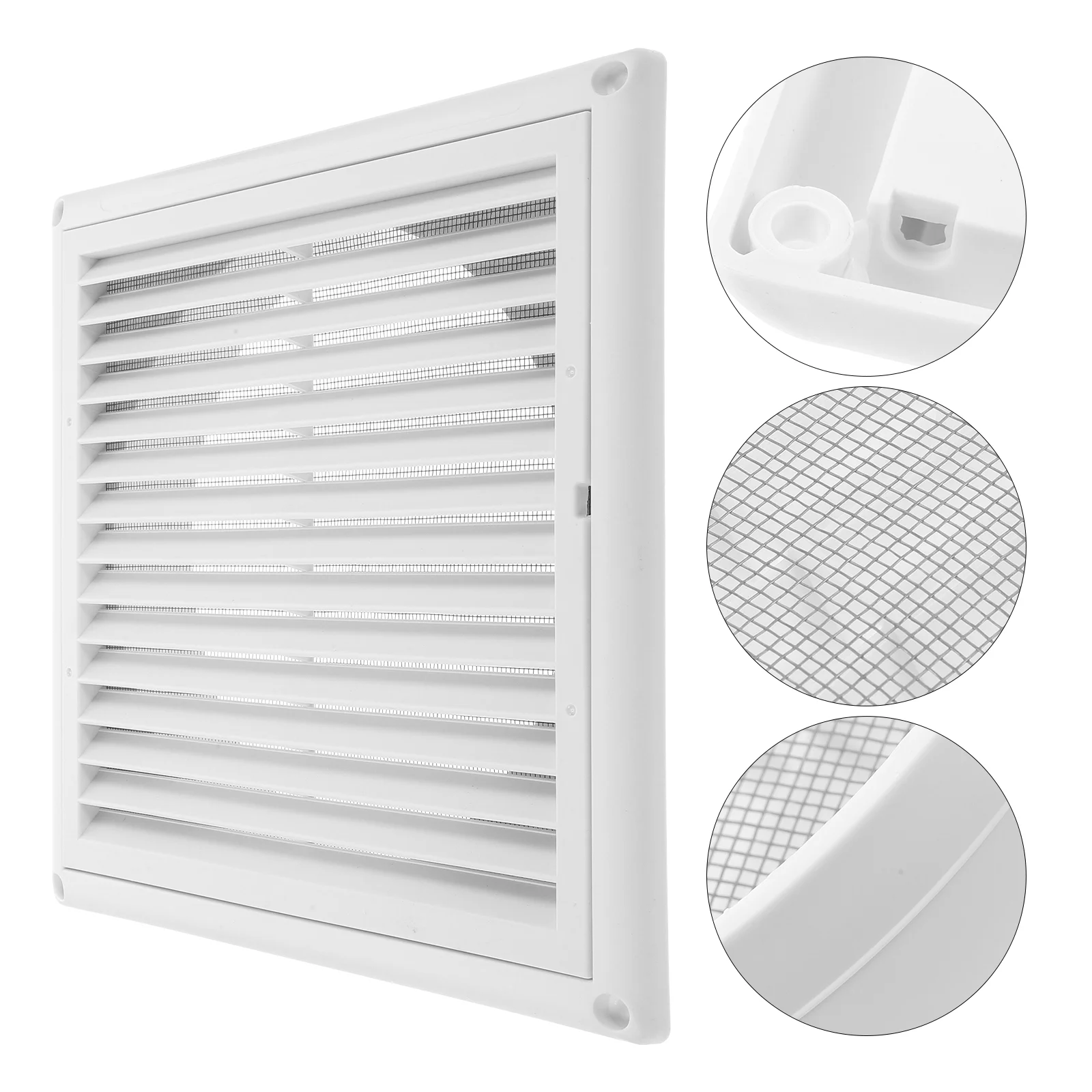 

Exhaust Hood Vent Covers For Home Wall Air Ceiling Air Vent Grille Tuyere Return Bathroom White Adjustable Cover Plastic