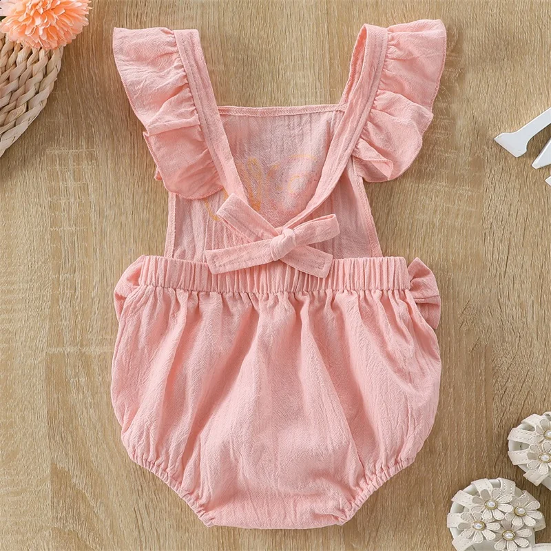 Baby Girl Birthday Romper Cute Ruffle Sleeveless Doughnut Letter Print Bodysuit Newborn Playsuit
Baby Girl Birthday Romper Cute Ruffle Sleeveless Doughnut Letter Print Bodysuit Newborn Playsuit