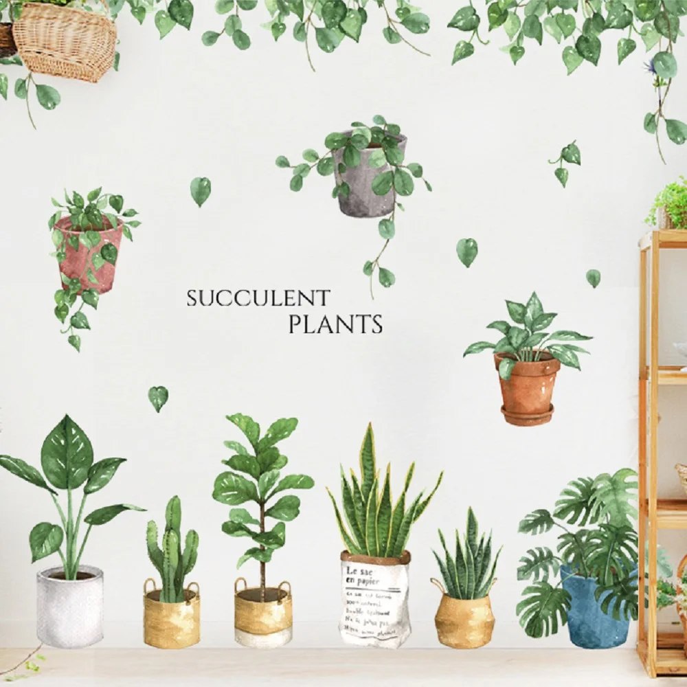 Tropical Green Leaves Wall Stickers For Bedroom Living Room Sofa TV Background Wall Decor Removable Vinyl Wall Decals Home Decor
Tropical Green Leaves Wall Stickers For Bedroom Living Room Sofa TV Background Wall Decor Removable Vinyl Wall Decals Home Decor