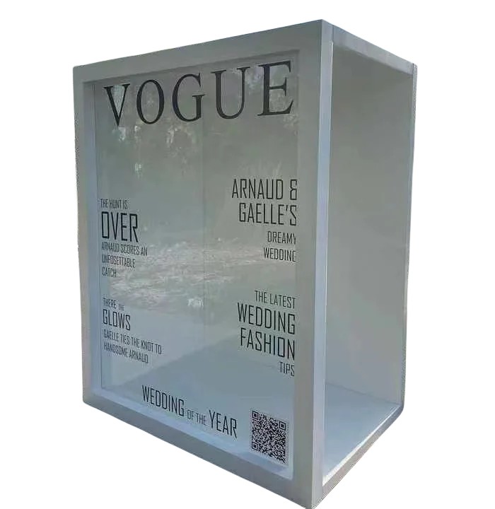 Оптовая продажа 2024, акриловый фон для фотографий с изображением журнала и надписей спереди, для оформления свадебной вечеринки
Оптовая продажа 2024, акриловый фон для фотографий с изображением журнала и надписей спереди, для оформления свадебной вечеринки