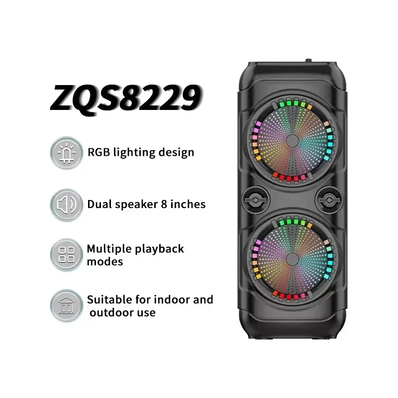 1200W Peak Power Subwoofer Outdoor Portable Bluetooth Speaker Square Dance Speakers Sound System Soundbox with Microphone TWS
1200W Peak Power Subwoofer Outdoor Portable Bluetooth Speaker Square Dance Speakers Sound System Soundbox with Microphone TWS