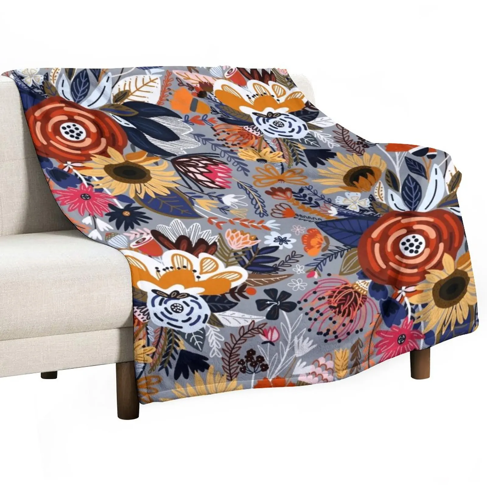 New Popping Floral - Orange & Navy Throw Blanket bed plaid Summer Blanket Decorative Throw Blanket Travel Blanket
New Popping Floral - Orange & Navy Throw Blanket bed plaid Summer Blanket Decorative Throw Blanket Travel Blanket