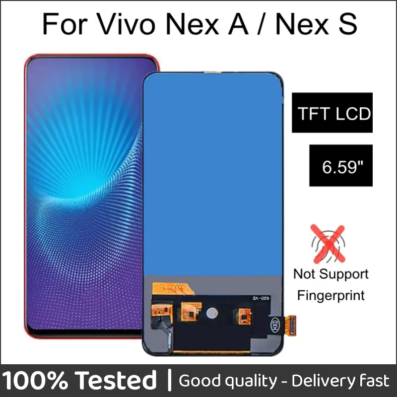 

TFT LCD For Vivo Nex / Nex A / Nex S Front LCD Display Touch Screen Digitizer Assembly Replacement for phone 6.59"