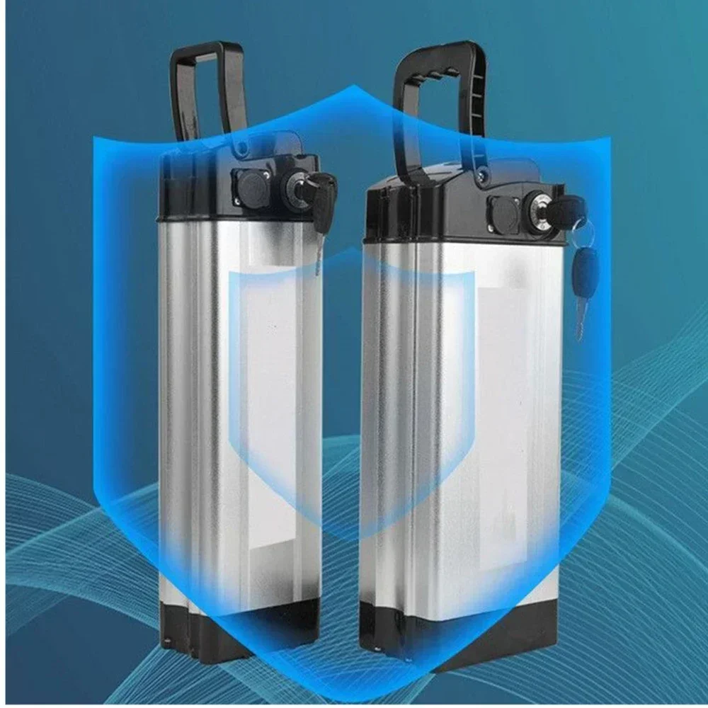 DAWEIKALA,Kit de conversión de bicicleta eléctrica, batería de 36V, 48V, 30Ah, 35Ah, 18650, carcasa plateada de pescado, 1000W 
DAWEIKALA,Kit de conversión de bicicleta eléctrica, batería de 36V, 48V, 30Ah, 35Ah, 18650, carcasa plateada de pescado, 1000W