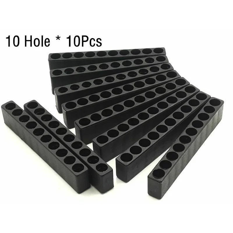 Black Screwdriver bit holders Hex Organizer Plastic Shank Box Case Hand tools Storage Supplies Workshop 10 Hole
Black Screwdriver bit holders Hex Organizer Plastic Shank Box Case Hand tools Storage Supplies Workshop 10 Hole
