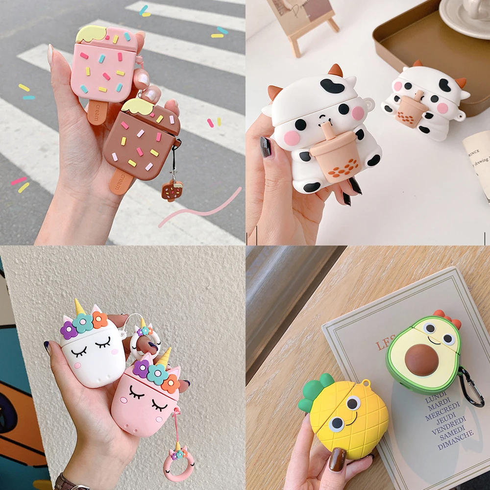Милый 3D чехол с мультяшным рисунком для Apple Airpods 1 2, чехол для AirPods Pro, чехол для Bluetooth наушников, чехол, аксессуары, футляр для наушников
Милый 3D чехол с мультяшным рисунком для Apple Airpods 1 2, чехол для AirPods Pro, чехол для Bluetooth наушников, чехол, аксессуары, футляр для наушников