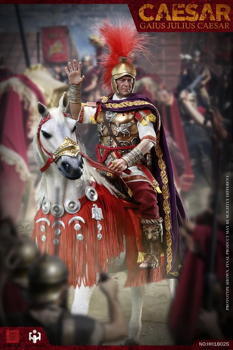 HHMODEL x HAOYUTOYS 1/6 HH18025 Imperial Legion Caesar the Great Collector's Edition Full Set 12" Action Figure War Horse
HHMODEL x HAOYUTOYS 1/6 HH18025 Imperial Legion Caesar the Great Collector's Edition Full Set 12" Action Figure War Horse