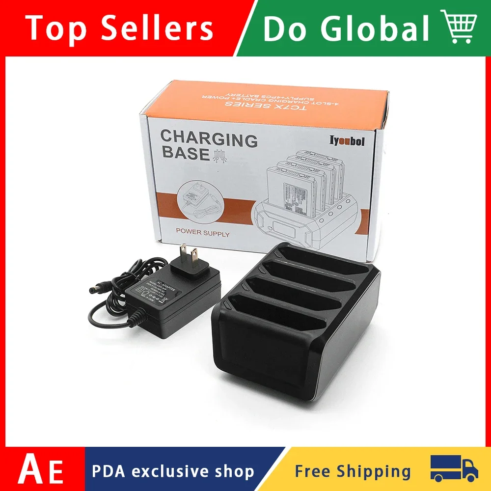 

4-Slot Battery Charging Cradle(SAC-TC7X-4BTYC1) With Power Supply For Zebra Motorola Symbol TC70 TC75,Free Delivery