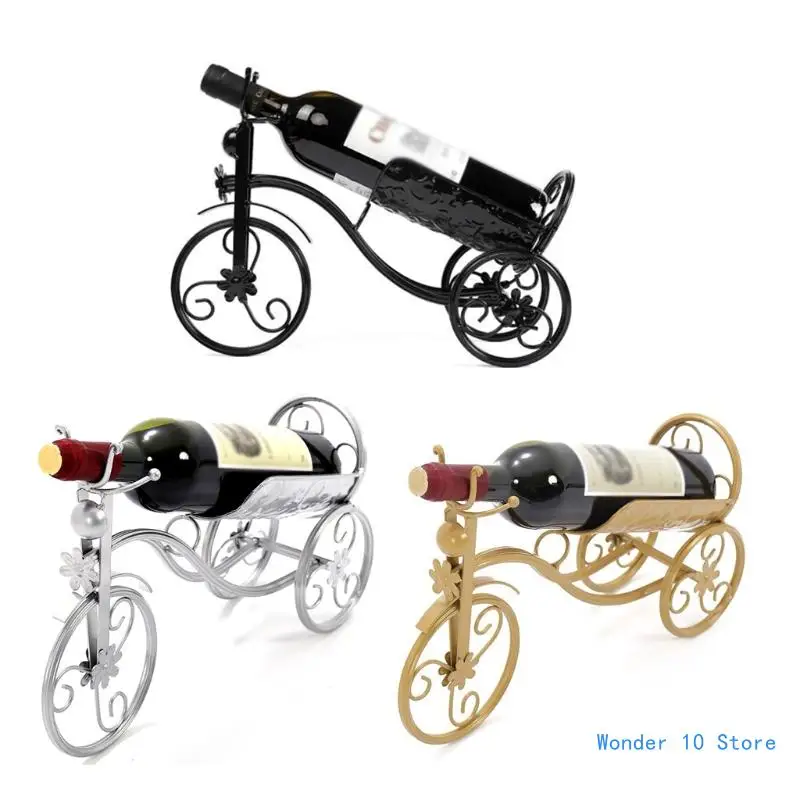 Vintage Shaped Wine Holder Wrought Iron Tricycle Bike Wine Bottle Rack Countertop Display for Kitchen Bar Home
Vintage Shaped Wine Holder Wrought Iron Tricycle Bike Wine Bottle Rack Countertop Display for Kitchen Bar Home
