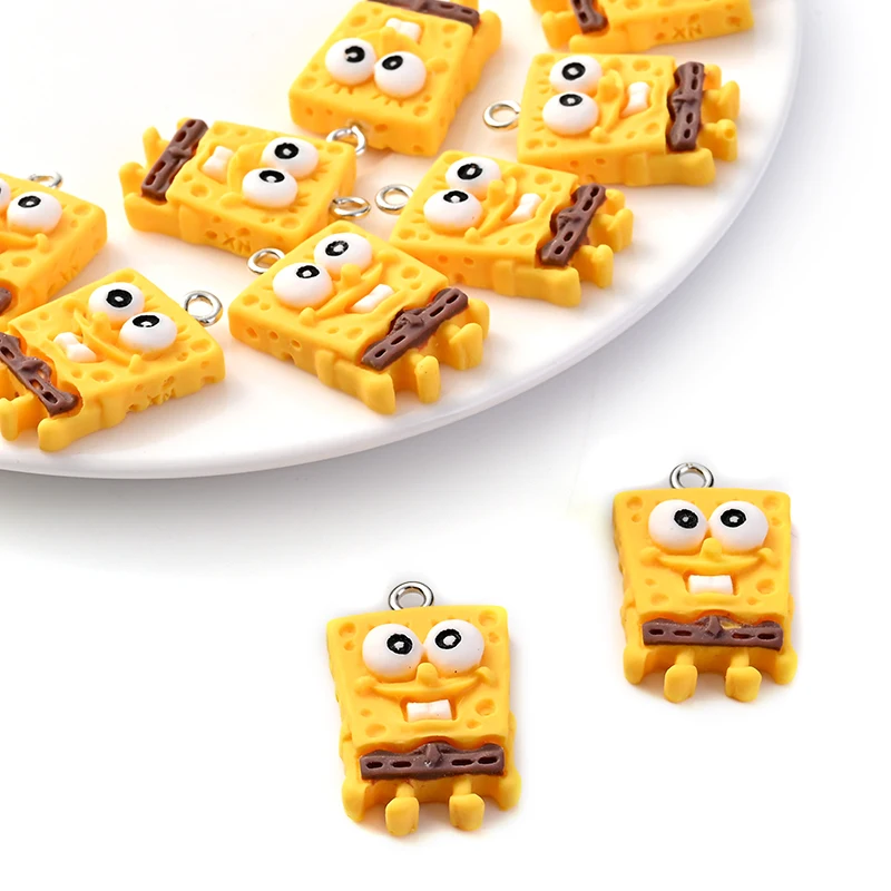 10 шт. милые желтые губки с мультяшными животными хлеб светящиеся подвески в бутылке из смолы Подвески для изготовления ювелирных изделий серьги ожерелье
10 шт. милые желтые губки с мультяшными животными хлеб светящиеся подвески в бутылке из смолы Подвески для изготовления ювелирных изделий серьги ожерелье