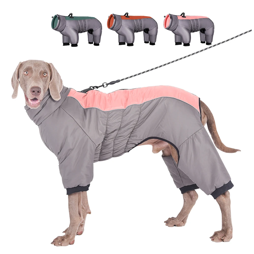 Thick Warm Dog Clothes 3 Layer Winter Big Dog Jacket Reflective Pet Outfit Clothing Soft for Medium Large Dogs French Bulldog
Thick Warm Dog Clothes 3 Layer Winter Big Dog Jacket Reflective Pet Outfit Clothing Soft for Medium Large Dogs French Bulldog