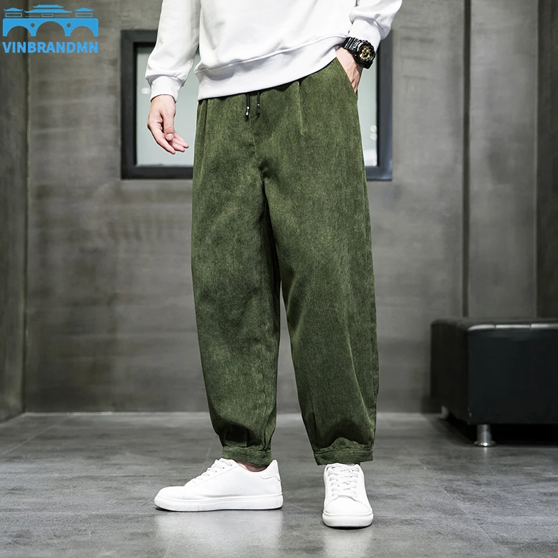 Chinese Style New Anti-wrinkle Loose Wide-leg Velvet Casual Trousers Men's Corduroy Harem Wide-leg Harem Retro Sports Pants
Chinese Style New Anti-wrinkle Loose Wide-leg Velvet Casual Trousers Men's Corduroy Harem Wide-leg Harem Retro Sports Pants