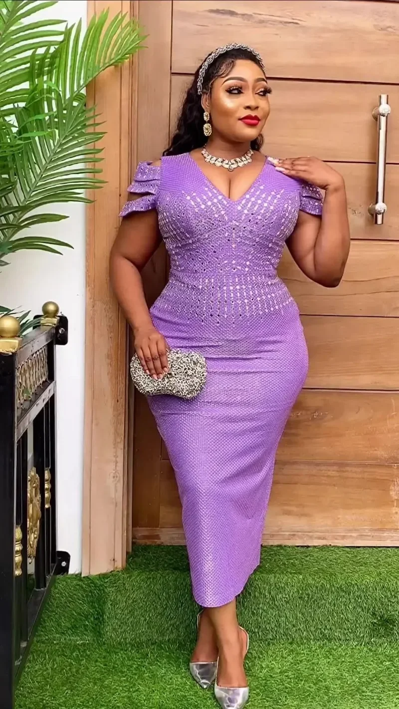 2023 Luxury African Diamonds Dress for Women Elegant Lady Wedding Evening Dresses Sexy Femme Party Bodycon Gown Plus Size
2023 Luxury African Diamonds Dress for Women Elegant Lady Wedding Evening Dresses Sexy Femme Party Bodycon Gown Plus Size