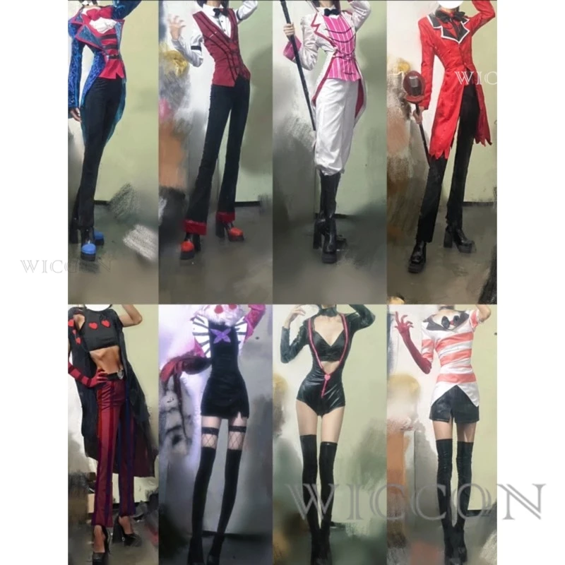 Костюм для косплея аниме Hazbin Люцифер отель Чарли Вокс костюм вагги Moxxie AD Ангел пыль Гадкий женский костюм
Костюм для косплея аниме Hazbin Люцифер отель Чарли Вокс костюм вагги Moxxie AD Ангел пыль Гадкий женский костюм