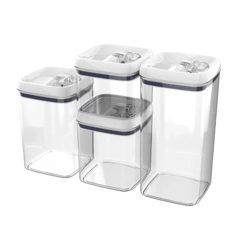 

For Better Homes & Gardens Canister Pack of 4, Flip Tite Square Food Storage Set food storage containers