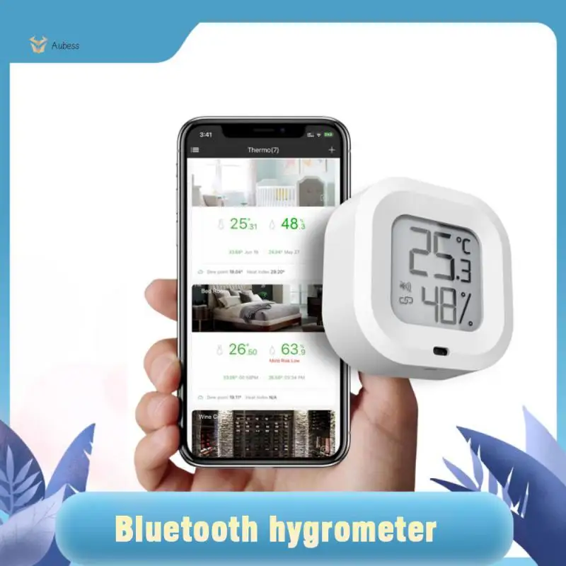 Hygrometer Detector Thermometer Tuya Electronic Hygrometer Sensor Weather Station Lcd Digital Thermometer Hygrometer Smart Home
Hygrometer Detector Thermometer Tuya Electronic Hygrometer Sensor Weather Station Lcd Digital Thermometer Hygrometer Smart Home
