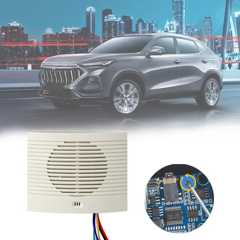 Car Decibel Backup Siren Beeper Buzzer Sound Warning Backward Alarm auto Super Loud Beeper 4-channel Trigger Speaker Prompter
Car Decibel Backup Siren Beeper Buzzer Sound Warning Backward Alarm auto Super Loud Beeper 4-channel Trigger Speaker Prompter