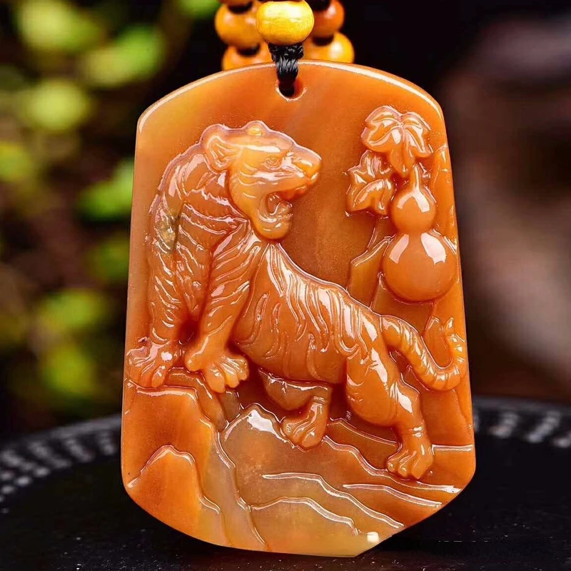 Natural Yellow Dragon Jade Tiger Pendant Carved Fashion Amulet Women Men Gifts Jade Jewelry Gemstone Chinese Pendant
Natural Yellow Dragon Jade Tiger Pendant Carved Fashion Amulet Women Men Gifts Jade Jewelry Gemstone Chinese Pendant