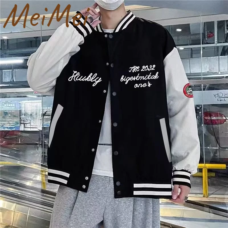 American Retro Baseball Jacket High Street Trend Letter Baroque Men Clothing Personality Armband Oversize Loose Jacket for Men
American Retro Baseball Jacket High Street Trend Letter Baroque Men Clothing Personality Armband Oversize Loose Jacket for Men