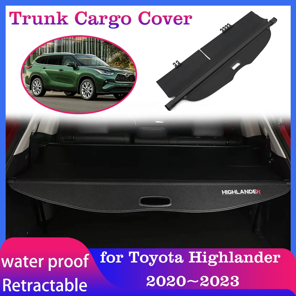 Car Trunk Cargo Cover for Toyota Highlander Kluger XU70 XSE 2020~2023 Luggage Rear Boot Tray Security Shielding Shade Accessorie 
Car Trunk Cargo Cover for Toyota Highlander Kluger XU70 XSE 2020~2023 Luggage Rear Boot Tray Security Shielding Shade Accessorie